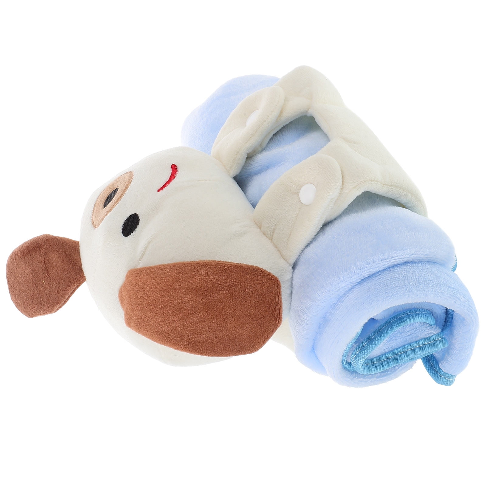 CATIEBYE Soft Plush Blanket Pillow 2 in 1 Foldable Travel Pillow and Blanket for Car Comfort
