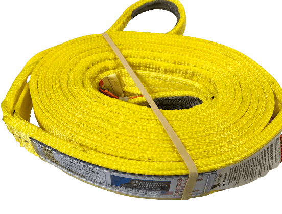 Vertical 3,200 Pulling Strap 1 X 10' Made in The United States 6,400 lbs of Basket Hold Double Ply USA Sling Monument Industrial Supply Eye & Eye Polyester Web Sling Choke 2,500 