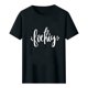 thumbnail image 3 of Camiseta de Manga Corta Impresa de Estilo Masculino, Tops Cortos para las Mujeres Pullover Casual Primavera Verano Uso Diario, 3 of 8
