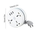 thumbnail image 3 of Multi Plug Power Strip With 70.8in Extension Cord With Multiple USB Outlets For Office Dorm Room Ideal For Charging Smartphones Laptops Small Appliances, 3 of 6