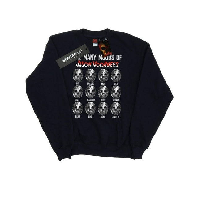 Friday 13th Womens The Many Moods Of Jason Voorhees Sweatshirt