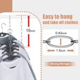thumbnail image 5 of Trayknick Travel Clothes Hanger Metal Chain Hanger Organizer Space Saving Clothes Storage Solution, 5 of 8