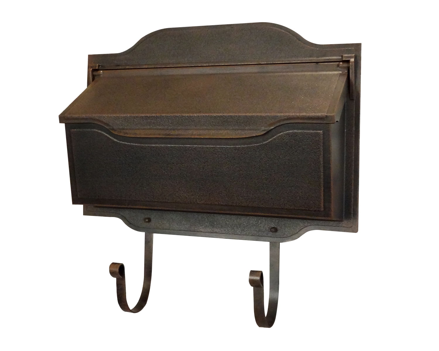 SHC1002CP Contemporary Horizontal Mailbox Residential Aluminum Wall Mount Decorative Modern