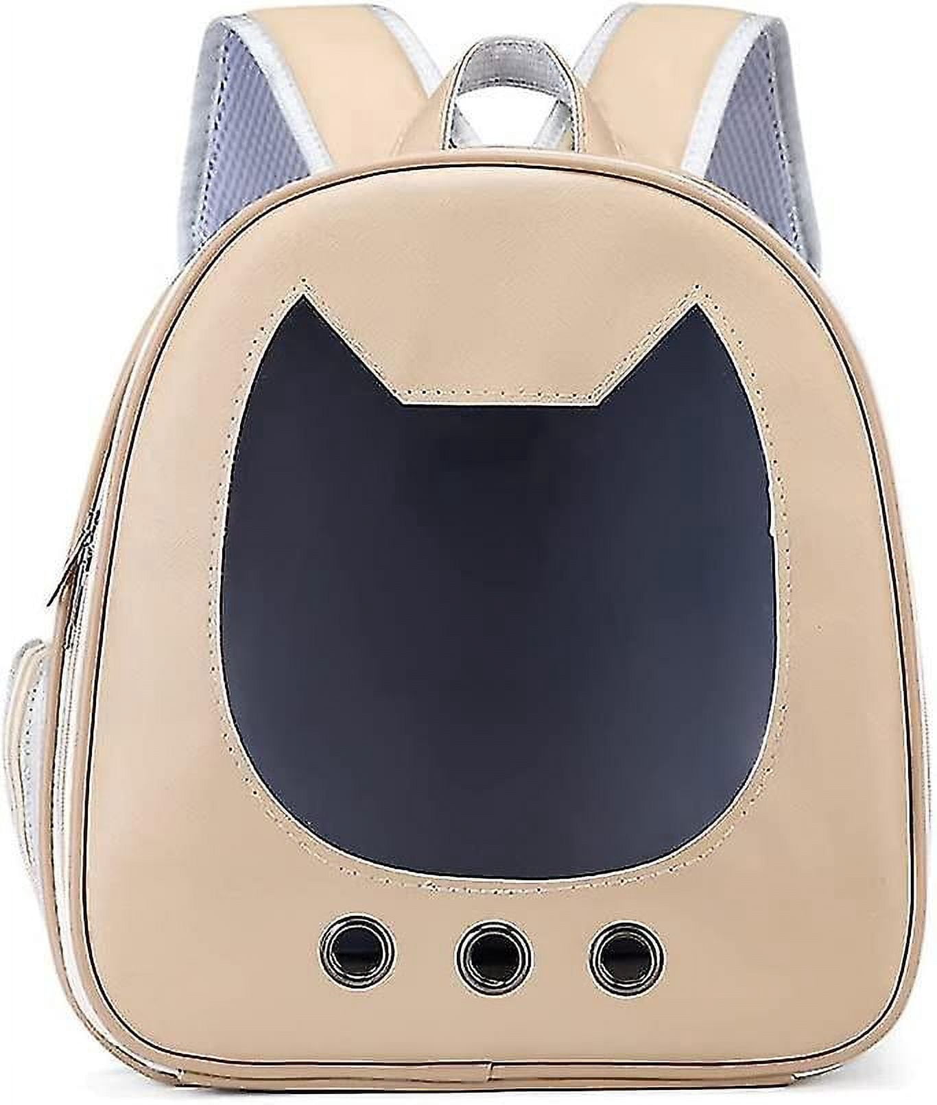 Lishi Transparent Pet Travel Backpack - Portable and Breathable Carry Bag for Cats and Dogs