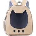 thumbnail image 1 of Lishi Transparent Pet Travel Backpack - Portable and Breathable Carry Bag for Cats and Dogs, 1 of 5