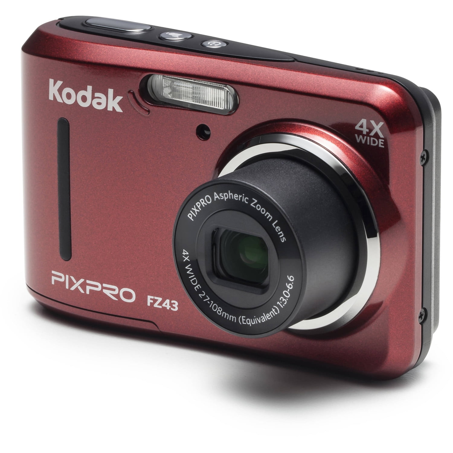  KODAK PIXPRO FZ45-BK 16MP Digital Camera 4X Optical Zoom 27mm  Wide Angle 1080P Full HD Video 2.7 LCD Vlogging Camera (Black) :  Electronics