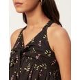 thumbnail image 5 of Moomaya Printed Cinched Waist Viscose Top, Sleeveless Tunic Top, 5 of 8