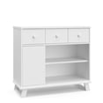 thumbnail image 4 of Stork Craft USA Engineered Wood Nursery Changing Table Dresser in White, 4 of 9