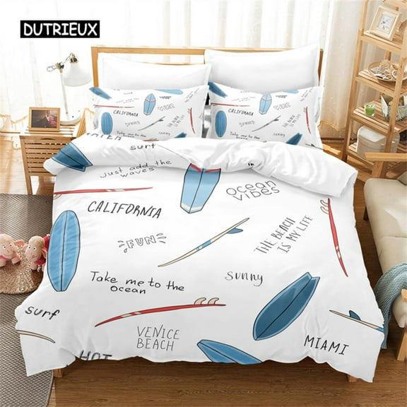 Simple Cartoon Pattern Bedding Set Duvet Cover Set 3d Bedding Digital Printing Bed Linen Size Beddi