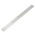 thumbnail image 2 of Guitar Notched Straight Edge, Silver 17.1in Accurate Metal Guitar Notched Straight Ruler  For Indoor Using, 2 of 8