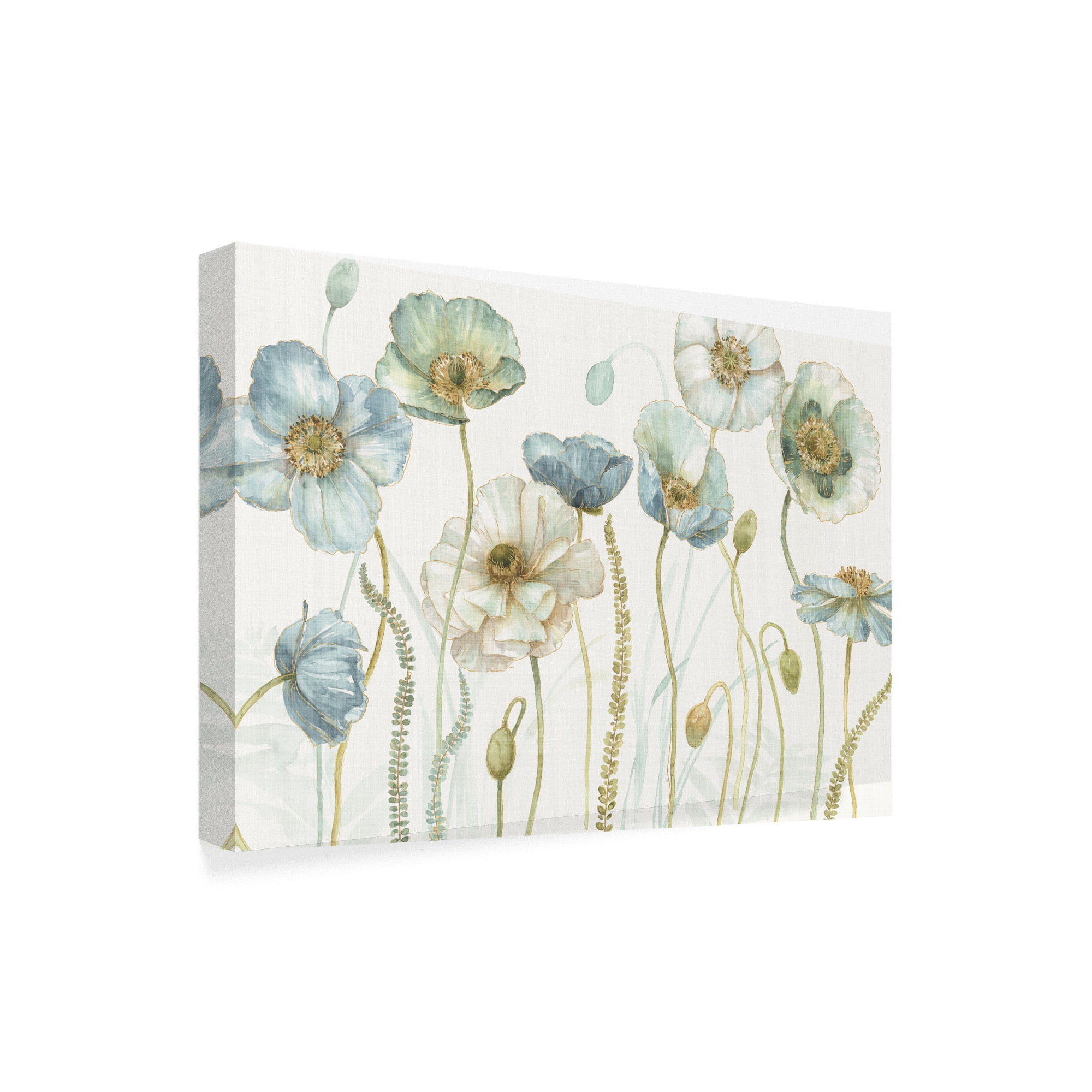 Trademark Fine Art 'My Greenhouse Flowers I Linen' Canvas Art by Lisa Audit