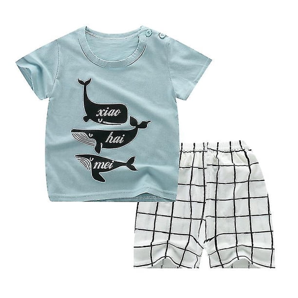 24mChocolateBaby Boys Conjuntos de ropa Ropa para niños Chándal de manga corta de verano para niños Trajes deportivos Disfraz de animal para niños Ropa esquí esquí Gafas de esquí