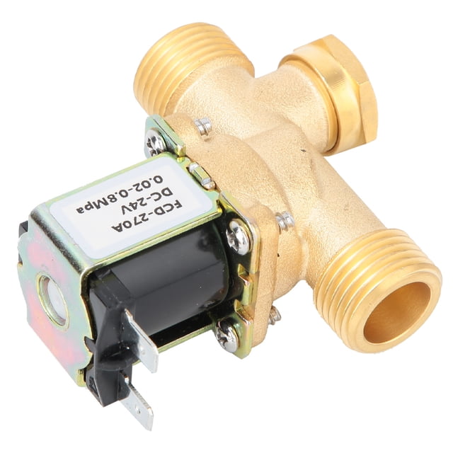 Válvula solenoide de latón Bling Bling G1/2 normalmente cerrada