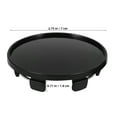 thumbnail image 2 of BESTYASH 2Ud Wheel Center Hub Covers Para Vehículo Color Negro Con Ajuste Y Duradero, 2 of 6