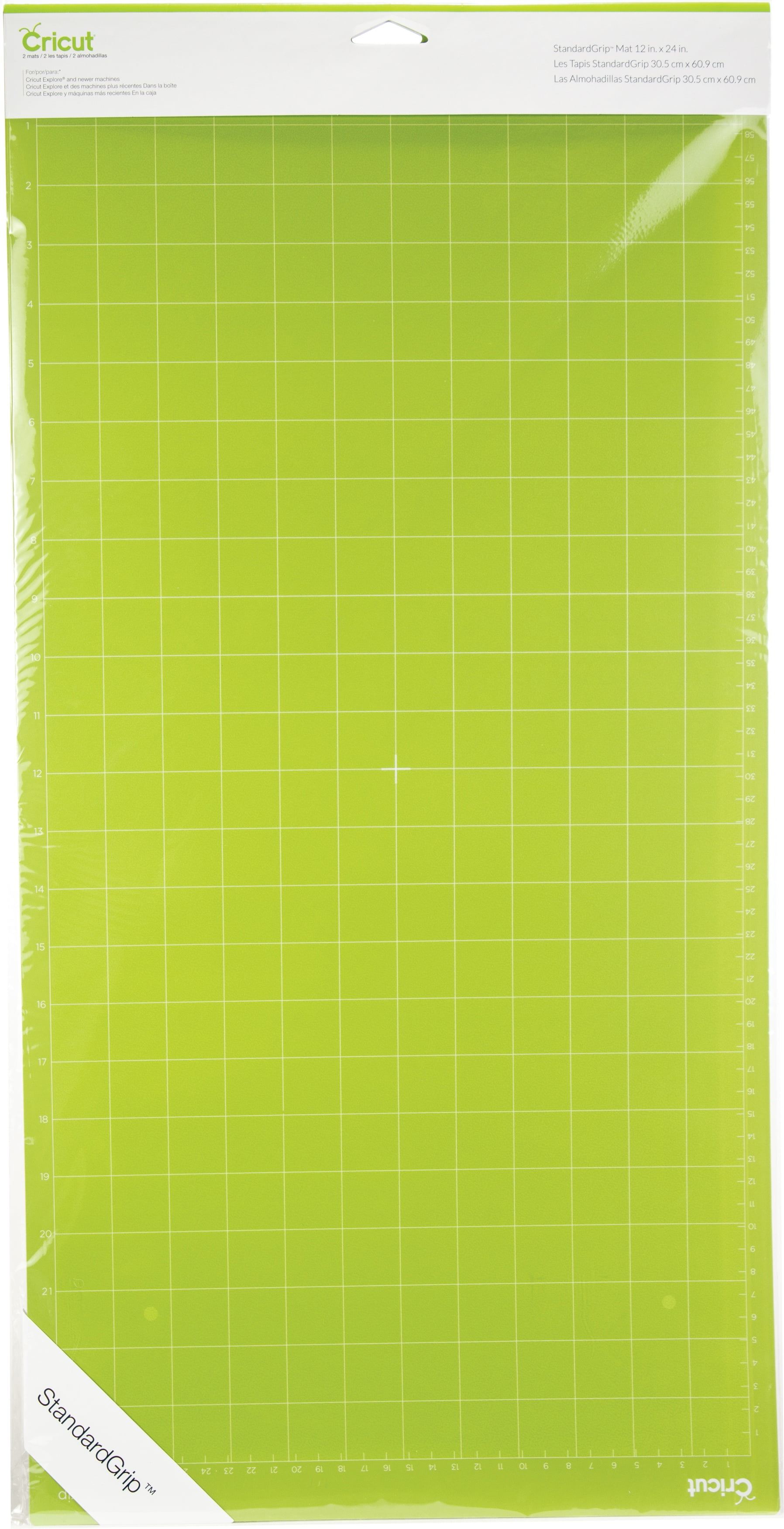 Cricut 12 X 24 Standard Grip Cutting Mat 2 Piece Walmart Com