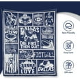 thumbnail image 2 of Dallas Football Fans Style Throw Blanket Football Team Decor Gifts for Travell Men Women Boy Soft Football Sports Blanket 50"" x 60"", 2 of 6