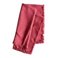 thumbnail image 5 of Boho Linen Napkin,18 Inch Washable Fringed Fabric Napkin,Rustic Farmhouse Napkin for Dining Table Home Wedding Bridal Shower, 5 of 8