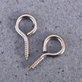 thumbnail image 1 of OULII Jewelry Making 50Set Carbon Steel Silver Eye Screw for Crafting, 1 of 5