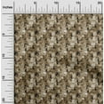 thumbnail image 2 of oneOone Viscose Chiffon Dark Olive Green Fabric Abstract Sewing Craft Projects Fabric Prints By Yard 42 Inch Wide, 2 of 4