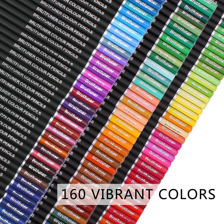New Brutfuner 72 Macaron 50 Metallic Colors Professional Artist Colored  Pencils Soft Core Case Bag For School Color Art Supplies