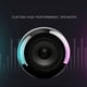 thumbnail image 1 of Bearachild Altavoz inalámbrico portátil con Bluetooth, altavoz inalámbrico con subwoofer de metal, caja de sonido Cables de audio/vídeo vistoso, 1 of 5