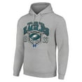 thumbnail image 2 of Men's Starter Heather Gray Philadelphia Eagles 80s Retro Pullover Hoodie, 2 of 3