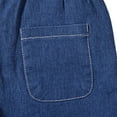 thumbnail image 6 of 2-7T Summer Kids Little Girls Embroidered Elastic Waist Denim Shorts, 6 of 9