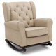 Delta Children Emma Nursery Rocking Chair, Ecru - Walmart.com