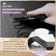 thumbnail image 4 of YR Tapete de Yoga Plegable, Tapetes de Ejercicio Plegables Grandes y Gruesas para Viajes, Gimnasio en Casa, Fitness, TPE 10 Mm Negro, 4 of 9