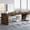 Dark Walnut, variant on Tribesigns78.74-inch Extra Long Conference Table, Large Meeting Table with Spacious Worktop, for Office Conference Room, Easy Assembly, Vintage Brown