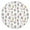 White Princess Knight, variant on Yellow Princess Castle Unicorn Pattern Round Fitted Tablecloth with Elastic Edge,Dining Table Cover Waterproof,Outdoor Round Tablecloth for Camping,Dining,Indoor and Outdoor