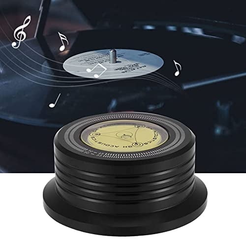 Abrazadera de discos Bewinner 3 en 1 Estabilizador de peso para discos Negro