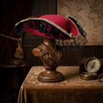 thumbnail image 7 of Slccxzc Non Woven Fabric Tricorn Pirate Hat Lace Trim Adult Headwear, 7 of 7