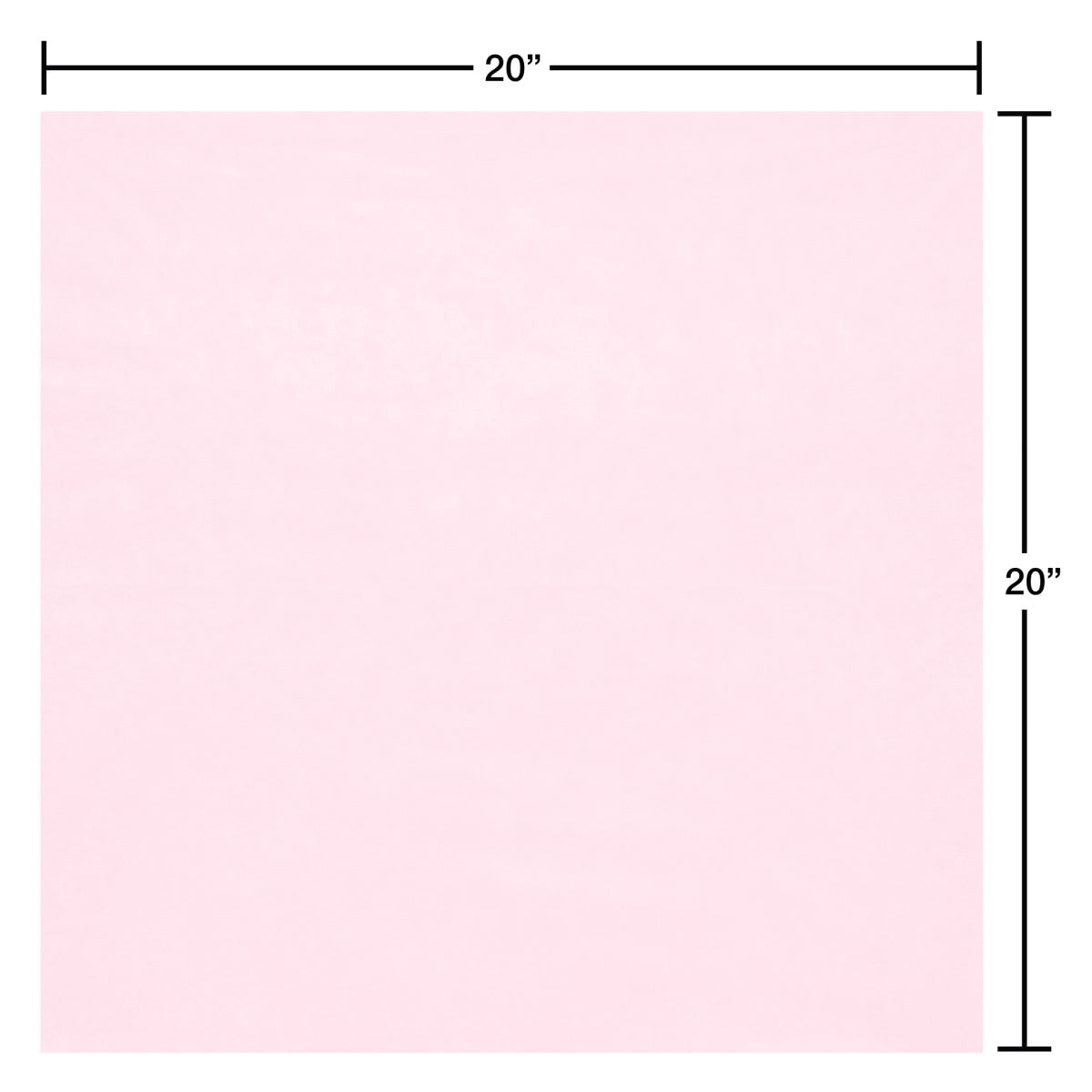 American Greetings 20 in. Tissue Paper Bundle, Pink, Dark Pink, Lavender, Light Blue (8-Sheets)