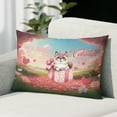 thumbnail image 2 of My Cat is My Valentine Cute Siamese in Gift Box Pillowcase Double Sided Cat Lover Kitten Owner Gifts Pillow Case Covers - 3006, 2 of 3