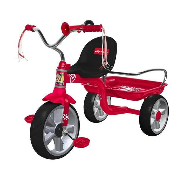 Triciclo Apache Clásico de Acero 302 Rojo Bodega Aurrera en línea