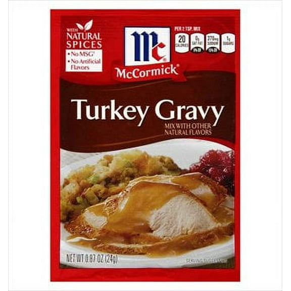 McCormick Turkey Gravy Mix, 0.87 oz