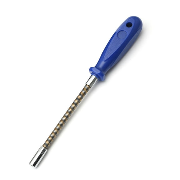 Multifunctional Socket Screwdriver Flexible Hose Clamp Screwdriver Tools 7mm Wrench Spring Screw Bit Bendable