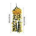 thumbnail image 3 of Ycandiee Hanging Fake Plants, Fake Vines Artificial Plants, Faux Hanging Plant, Artificial Hanging Plants for Indoor Outdoor Wedding Party Fall Wall Room Door Decor, 3 of 6