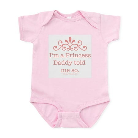 

CafePress - Pink Daddy s Princess Onesie Bodysuit Creeper - Baby Light Bodysuit