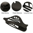 thumbnail image 4 of Unique Bargains 3pcs Plastic Hair Claws Hair Clips Hair Barrettes for Women Deep Brown 4.69''x1.89''x1.02'', 4 of 7