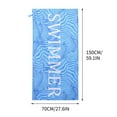 thumbnail image 2 of JingChun Oversized Terry Beach Towel 28x60 Inch Soft Extra Large Big Pool Swim Towels for Adults Clearance Big Travel Blanket Cruise Vacation Accessories Cover Letter, 2 of 5