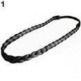 thumbnail image 2 of Besufy Wig Braided Headband Women Vintage Bohemian Forehead Twist Braided Stretch Elastic Headband Hair Band, 2 of 7