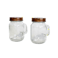 thumbnail image 3 of Dependable Industries Essentials 4 oz Glass Salt and Pepper Shaker Set, Vintage Solid Print, 3 of 7