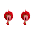 thumbnail image 1 of Corona Pierna Elfo Navidad Guirnaldas Patas (patas) Rojo, 1 of 4