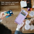 thumbnail image 5 of TECH CIRCLE For iPhone 15 Pro Wallet Case,PU Leather Detachable Magnetic Case with Credit Card Holder for Women Men Protective Stand Phone Cover for Apple iPhone 15 Pro 6.1" 2023,Purple, 5 of 8