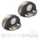 thumbnail image 1 of Uxcell 2-Pack Topes de Puerta Montados en el Suelo, Tope Magnético de Media Cúpula de Acero Inoxidable con Amortiguador de Goma Plástica [Bronce Verde], 1 of 7