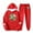 Red, variant on Dreluolixuan Loungewear for Women Crew Neck Long Sleeve Hoodie Jogger Pants Santa Lightweight Travel Tracksuits