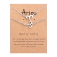 thumbnail image 1 of Bijoux en Liquidation Collier Bracelet Douze Constellations Ensemble Collier Carte Multicolore, 1 of 1