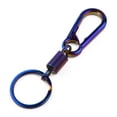 thumbnail image 3 of Universal Burn Blue Diy Motorcycle Key Cover Case Shell with Key Ring, 3 of 7